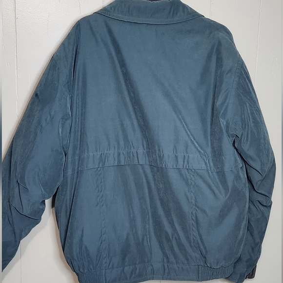 L.L. Bean Mens Regular Medium Goose Down Insulated Teal Blue Jacket two in one - Picture 10 of 15